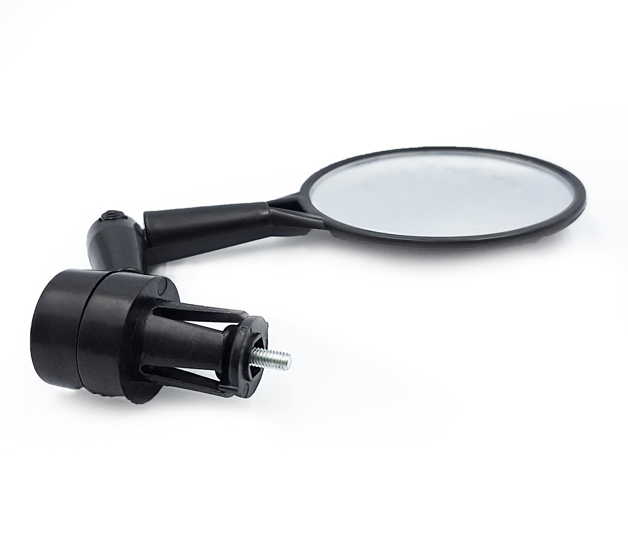 Дзеркало для велосипеда у кермо кругле 8 см поворотне Чорний (G0001293) - фото 4 Дзеркало для велосипеда у кермо кругле 8 см поворотне Чорний (G0001293) - фото 4