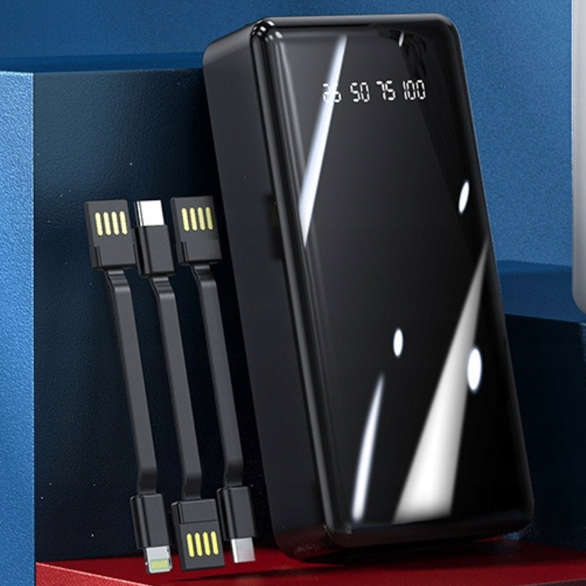 Павербанк YOYO Power Bank 12000mAh with Type-C | Lightning | Micro-USB (PB03) - фото 6 Павербанк YOYO Power Bank 12000mAh with Type-C | Lightning | Micro-USB (PB03) - фото 6