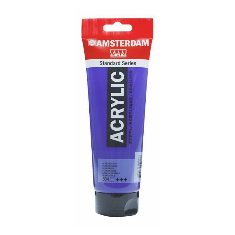 Акриловая краска Amsterdam Royal Talens 120 мл 504 Ультрамарин (Az1-8712079158361)