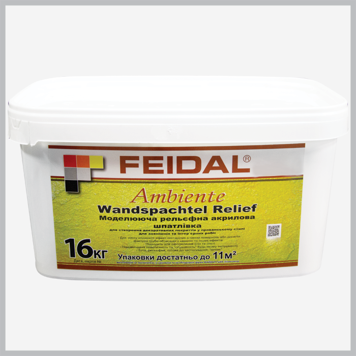 Декоративная штукатурка Feidal Wandspachtel Relief 16 кг (27581650)