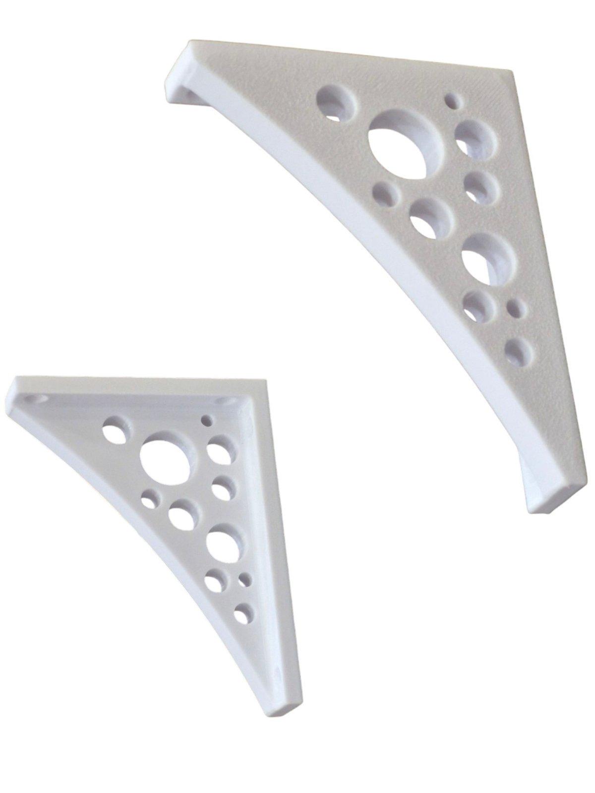 Тримач полиці Сирок для полиць шириною до 150 мм пластик ПЕТ до 12 кг 110х85х20 см 2 шт. (99372633) - фото 5 Тримач полиці Сирок для полиць шириною до 150 мм пластик ПЕТ до 12 кг 110х85х20 см 2 шт. (99372633) - фото 5