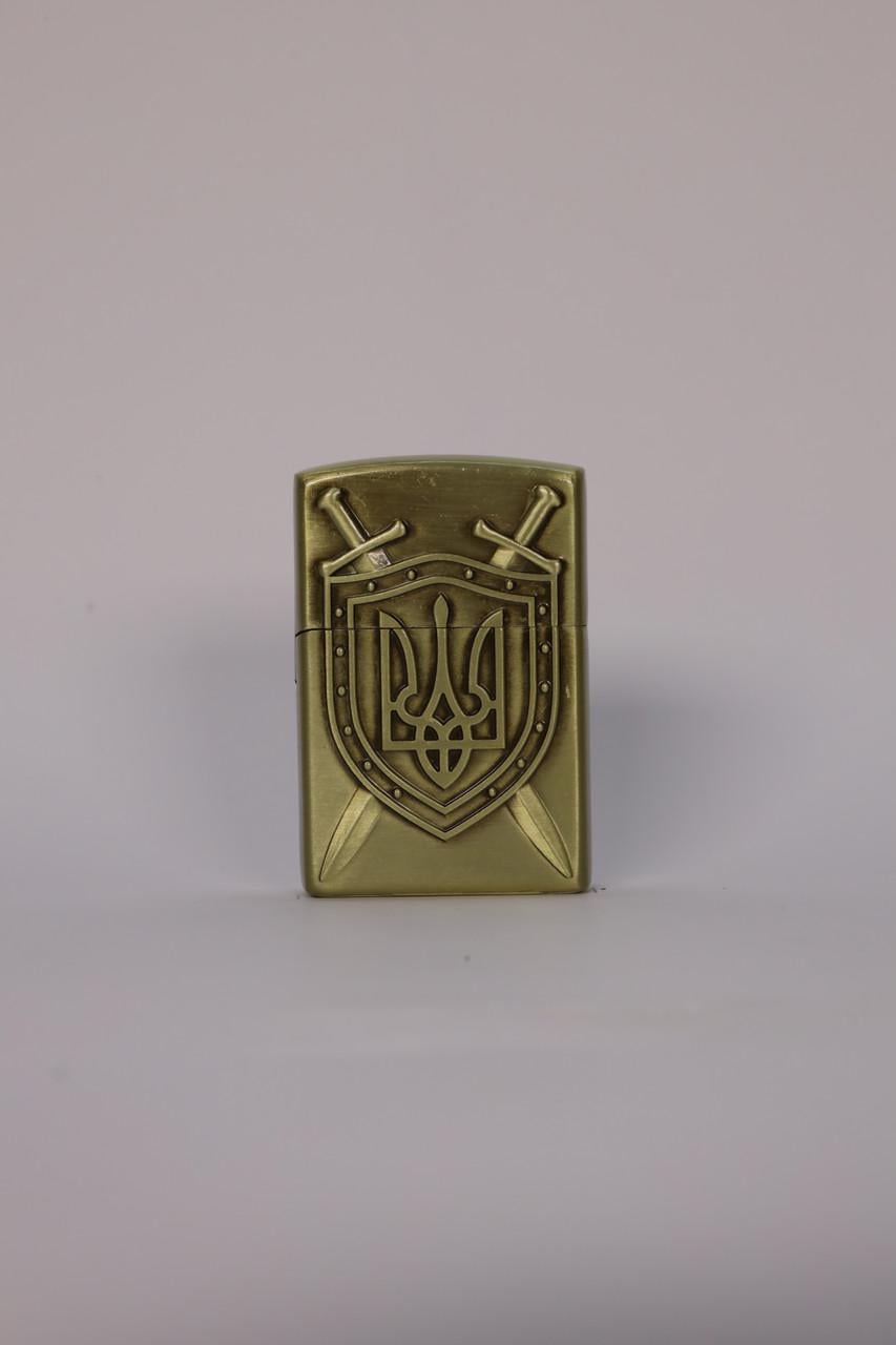 Зажигалка газовая Щит №10-33 Золотой (2907868929) Зажигалка газовая Щит №10-33 Золотой (2907868929)