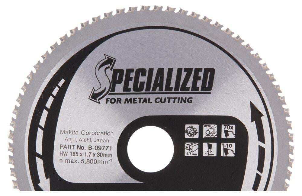 Диск пильный по металлу Makita 185х30 мм 70T