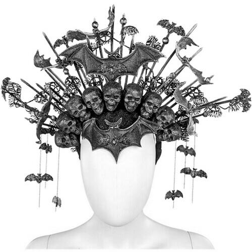 Обруч Gala Bat Queen SETA Decor 21-605BLK-SL