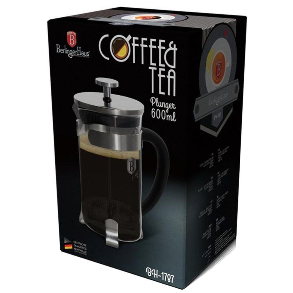 Френч-пресс Berlinger Haus 600 мл (BH-1787) - фото 2 Френч-пресс Berlinger Haus 600 мл (BH-1787) - фото 2