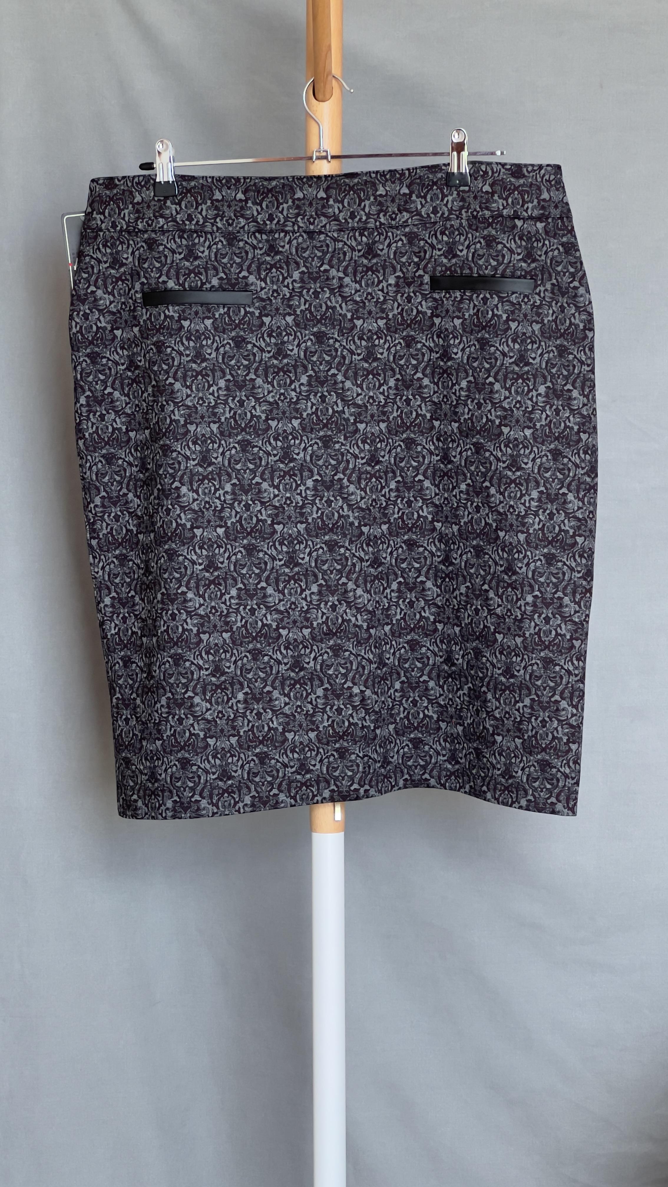 Спідниця A&R з абстрактним малюнком на змійці L (4799648) - фото 2 Спідниця A&R з абстрактним малюнком на змійці L (4799648) - фото 2