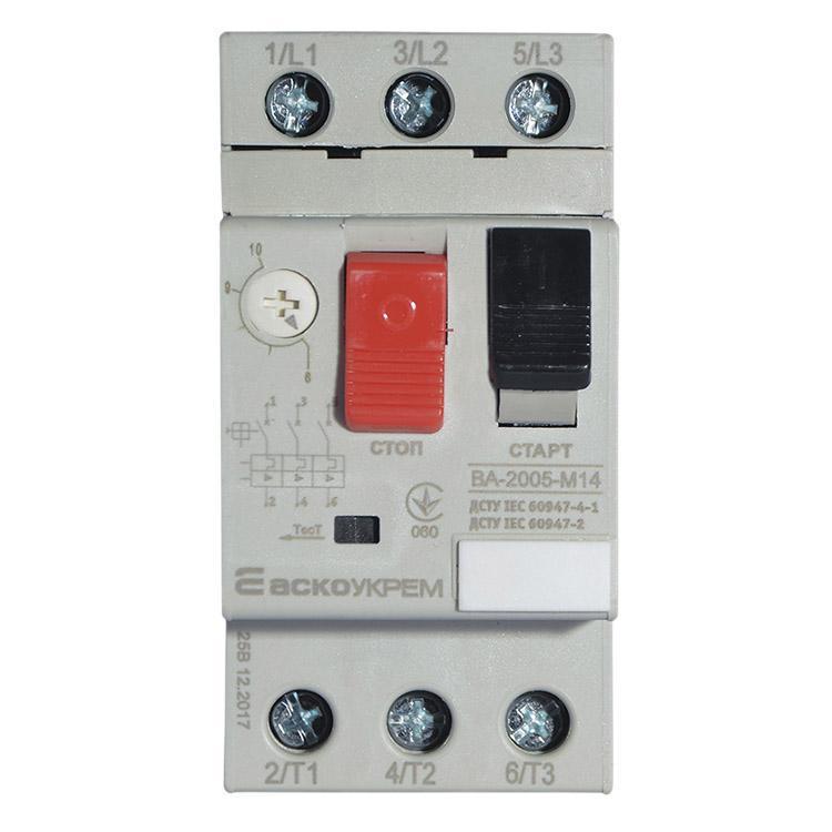 Автомат захисту двигуна АСКО-УКРЕМ ВА-2005 М14 6-10А (2348864042)