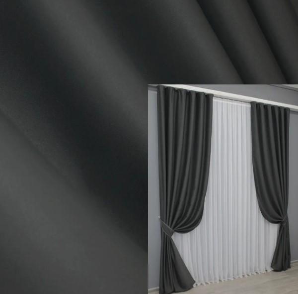 Шторы блекаут Midnight 1,5х2,9 м 2 шт. Графитовый (1399ш) - фото 4 Шторы блекаут Midnight 1,5х2,9 м 2 шт. Графитовый (1399ш) - фото 4