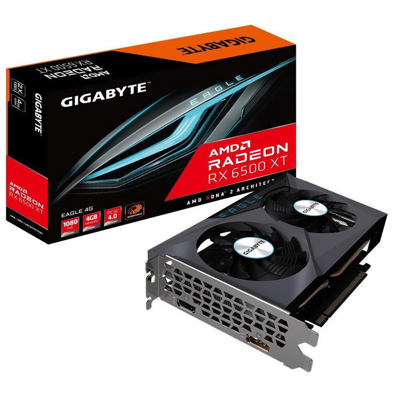 Видеокарта Gigabyte AMD Radeon RX 6500 XT 4GB GDDR6 Eagle (GV-R65XTEAGLE-4GD) - фото 2