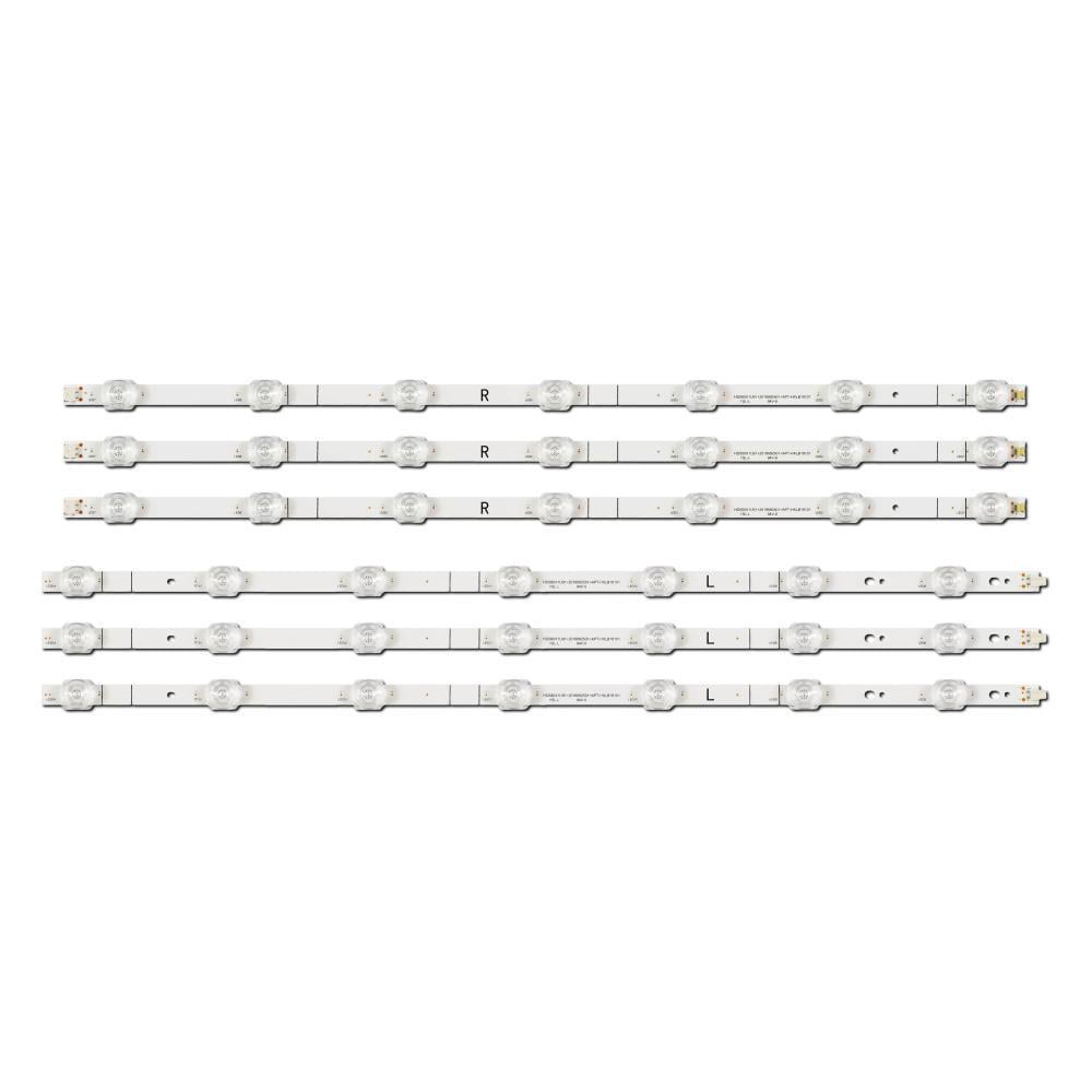Комплект LED підсвітки для TV HD580X1U91-L1+2019080101 HD580X1U91+2019092501+APT-HXLB19101 LB58007 V0 58R6E3 58E3F 58" 6 шт. (ART-14084)