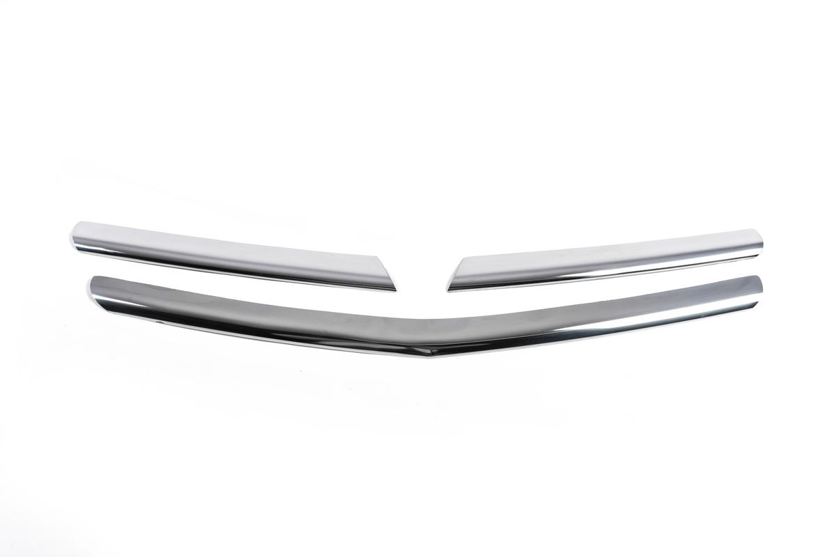 Накладки на решетку Carmos для Opel Corsa D 2007-2014 гг. нержавеющая сталь Хром