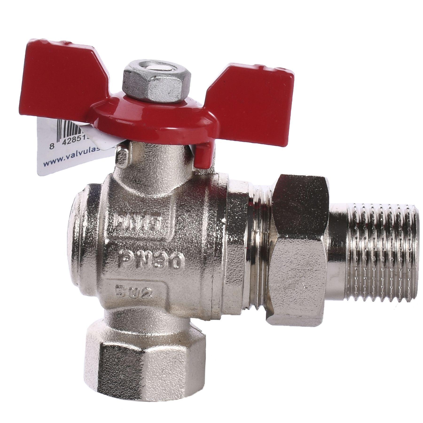 Кран шаровой угловой Arco SENA 154303 с американкой 1/2" (000014969)