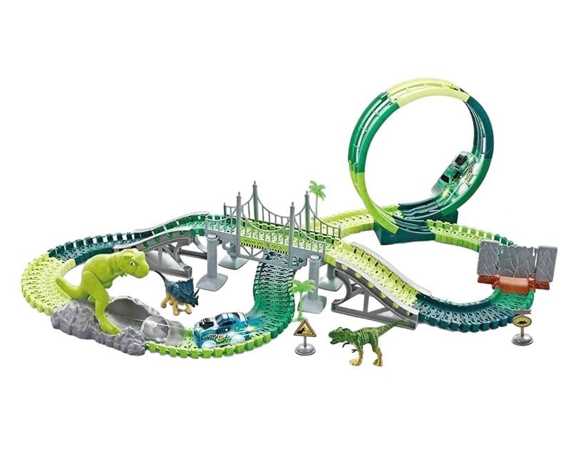 Трек автомобильный RC Toys дино площадка 193 элемента Green (140230)