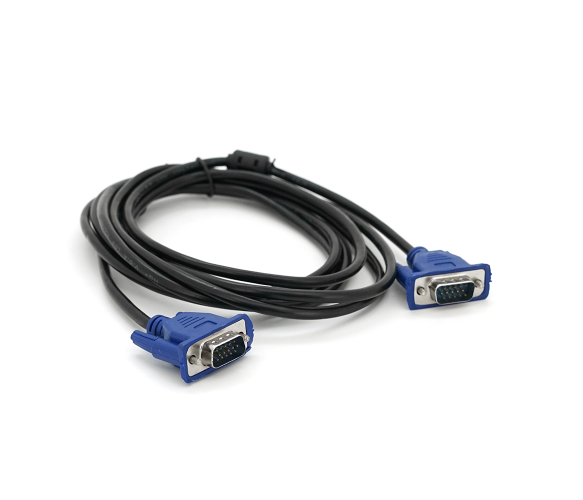 Кабель Merlion VGA M - M 2 феррита 3 м Black/Blue (26450770)