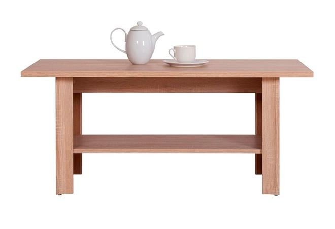 Стол журнальный с полкой VMV holding Ларса 120х60х53 Дуб сонома (16349)