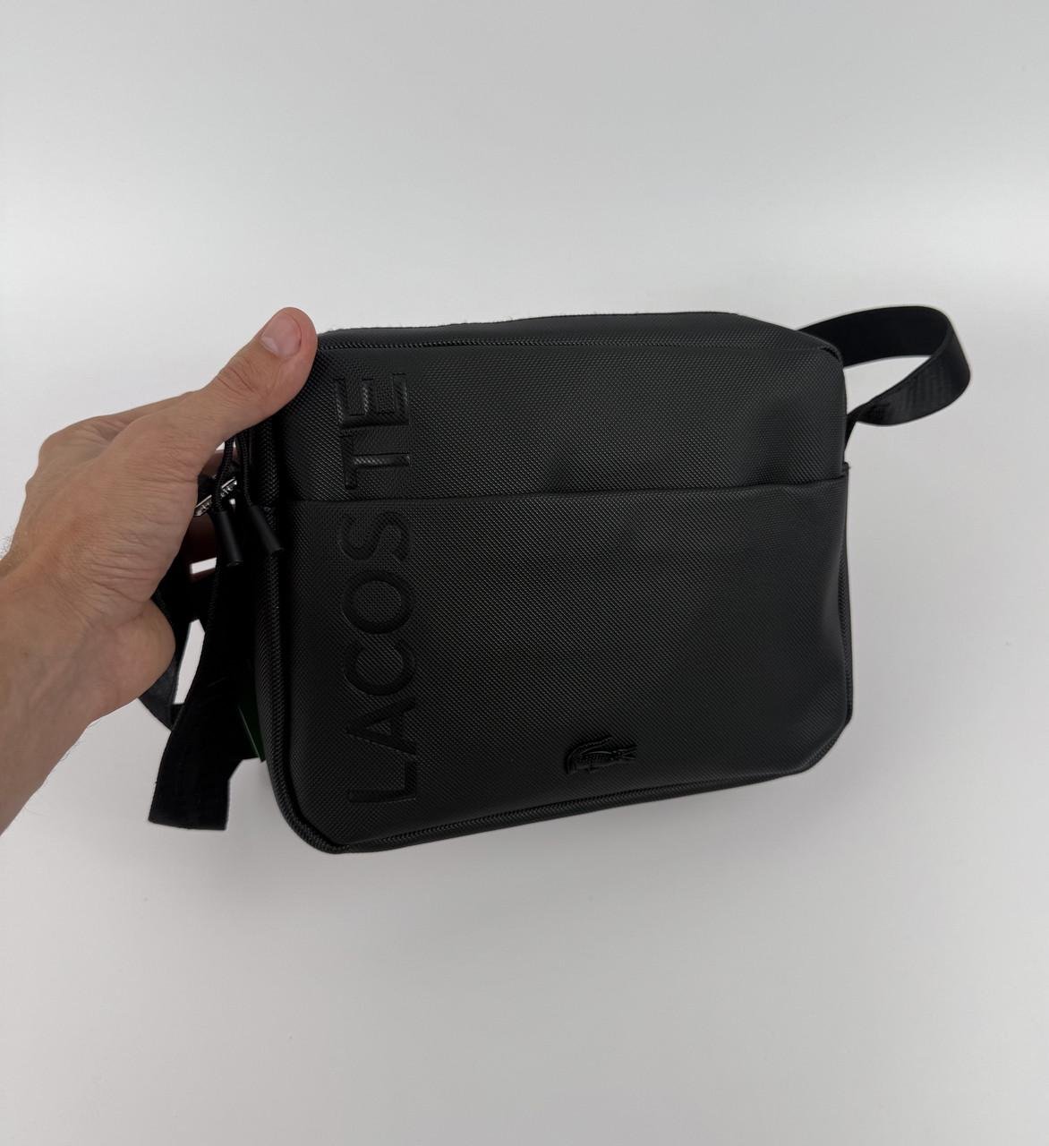 Барсетка Lacoste через плечо Черный - фото 6 Барсетка Lacoste через плечо Черный - фото 6