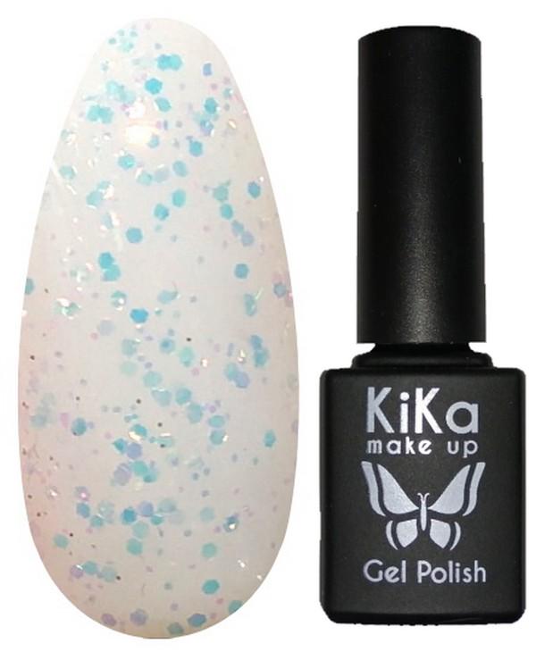 Гель-лак Kika №147 с блестками 8,5 мл Прозрачный (KGP-147)