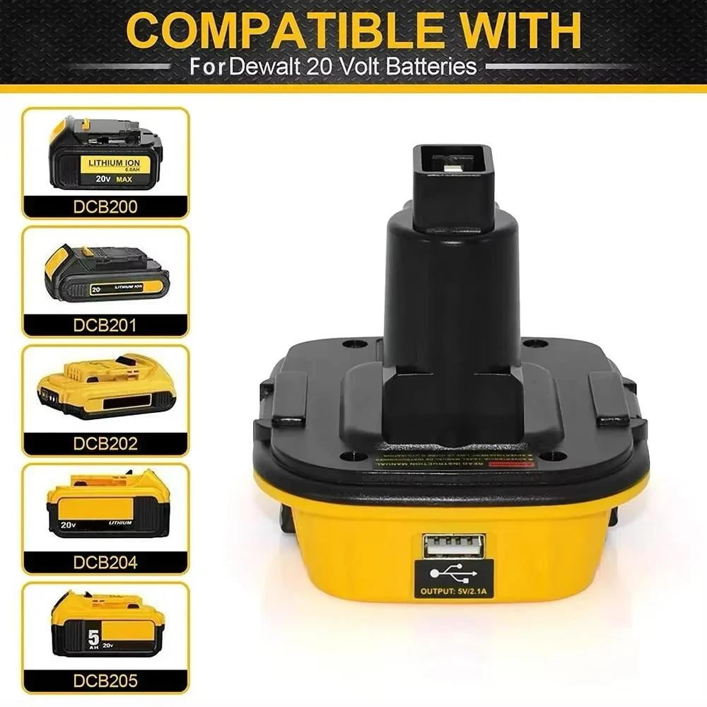 Адаптер для электроинструмента DCA1820 для литий-ионного аккумулятора (129186) - фото 4 Адаптер для электроинструмента DCA1820 для литий-ионного аккумулятора (129186) - фото 4