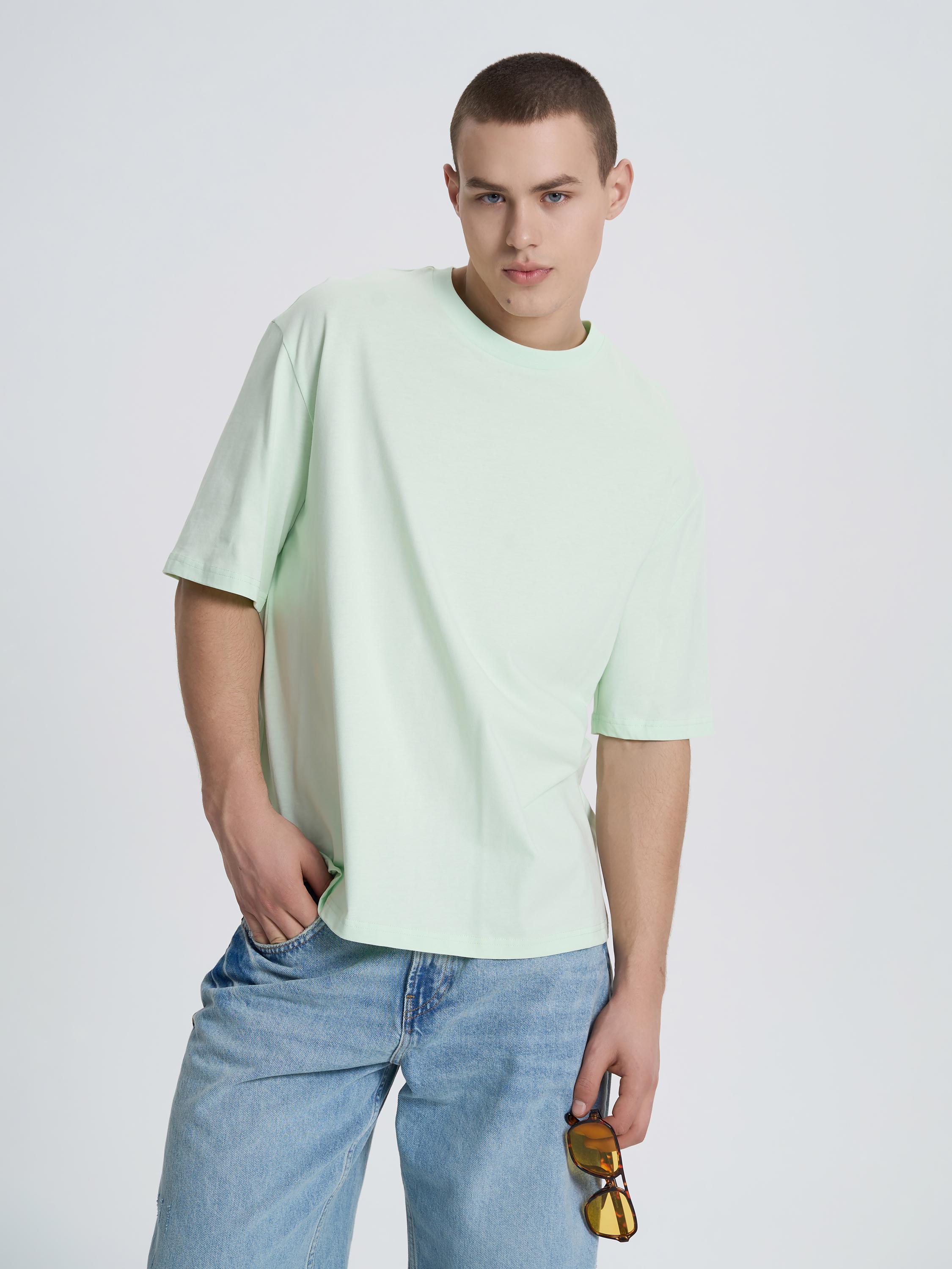 Футболка мужская ROZA 230926 L Светло-зеленый (4824005722356) - фото 6 Футболка мужская ROZA 230926 L Светло-зеленый (4824005722356) - фото 6