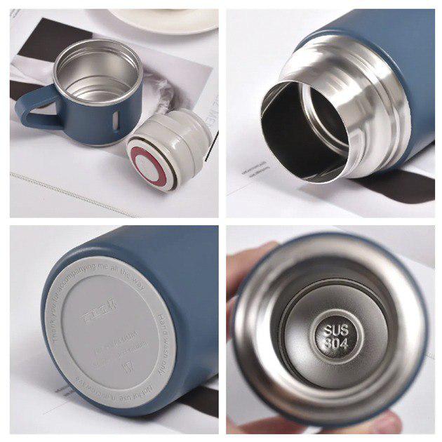 Термос Vacuum Flask Set з вакуумною ізоляцією 3 чашки 400 мл - фото 2 Термос Vacuum Flask Set з вакуумною ізоляцією 3 чашки 400 мл - фото 2