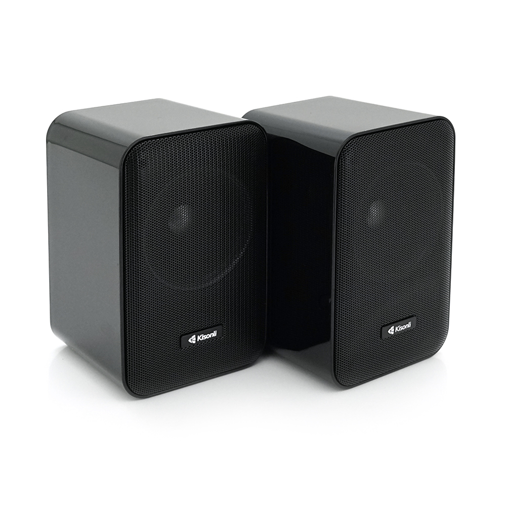 Набор портативных колонок Kisonli X20BT 2x10W с Bluetooth и RGB подсветкой Черный (31329)
