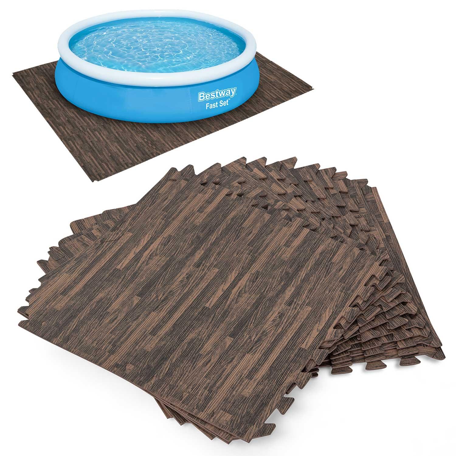 Коврик-пазл для бассейна Bestway 58712 12 шт. (414332) - фото 2 Коврик-пазл для бассейна Bestway 58712 12 шт. (414332) - фото 2