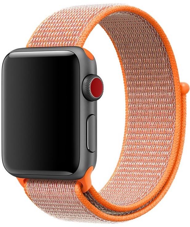 Тканинний ремінець Nylon Sport Band for Apple Watch 42mm, Spicy Orange