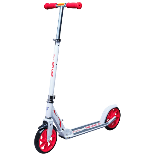 Самокат JD Bug Deluxe Scooter без амортизаторов 101x88 см White (1879191347)