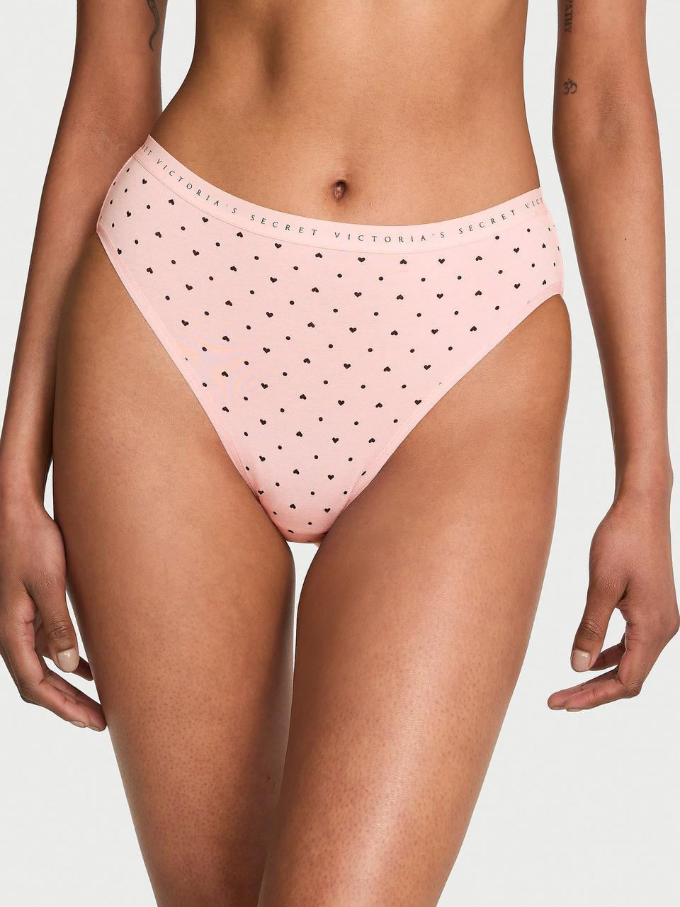Трусики жіночі Victoria's Secret Stretch Cotton High-Leg Brief XXL Рожевий (3181892883)