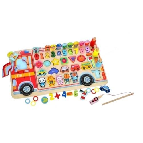 Деревянная игрушка Limo Toy Многофункциональная дощечка (MD 1960)