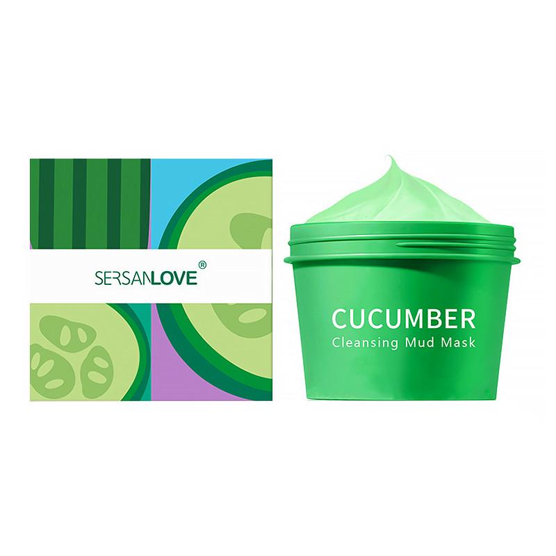 Маска для обличчя грязьова Sersanlove Cucumber Cleansing Mud Mask з екстрактом огірка (22391658)