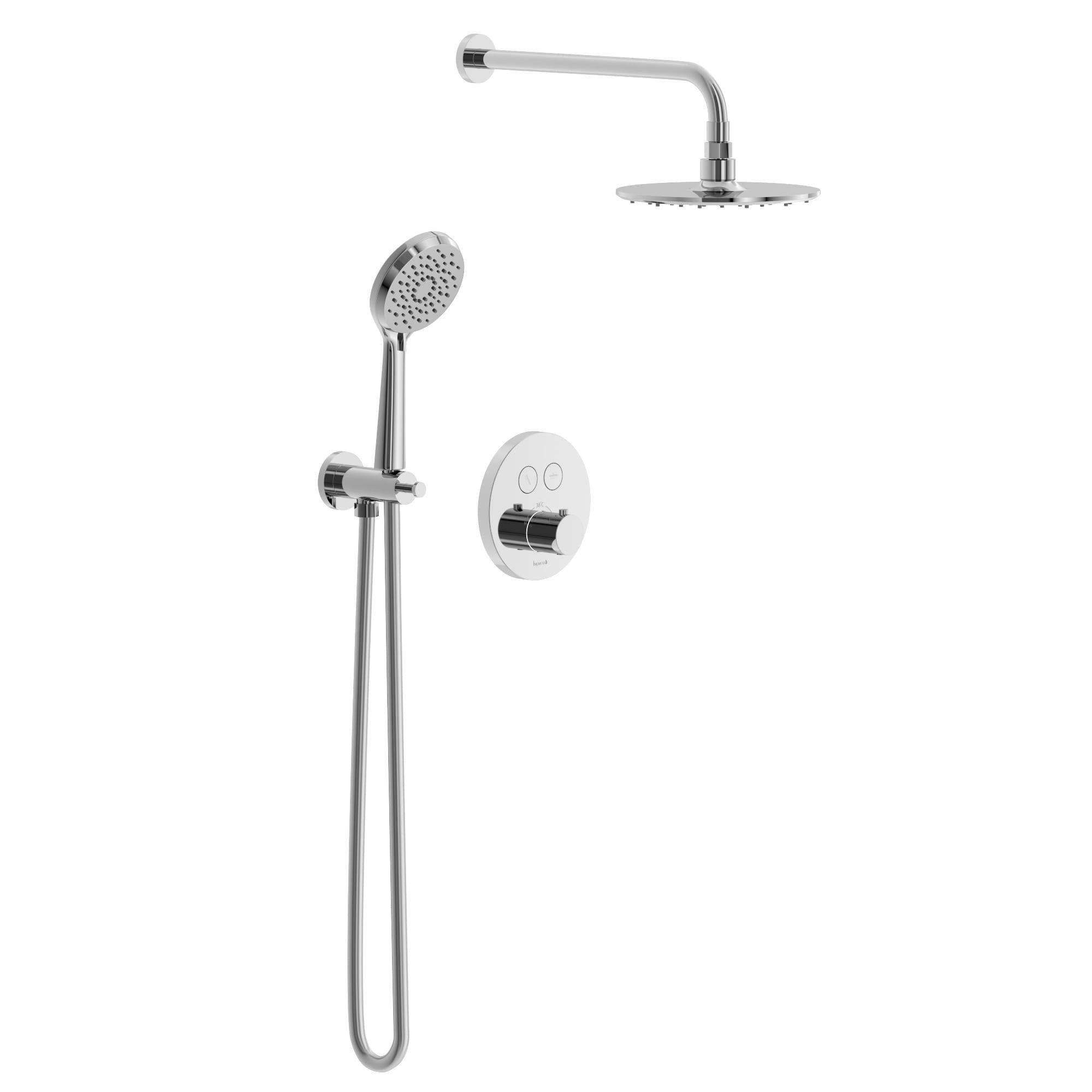 Душевая система Imprese Kucera с термостатом латунь Хром (t04803401SAC)