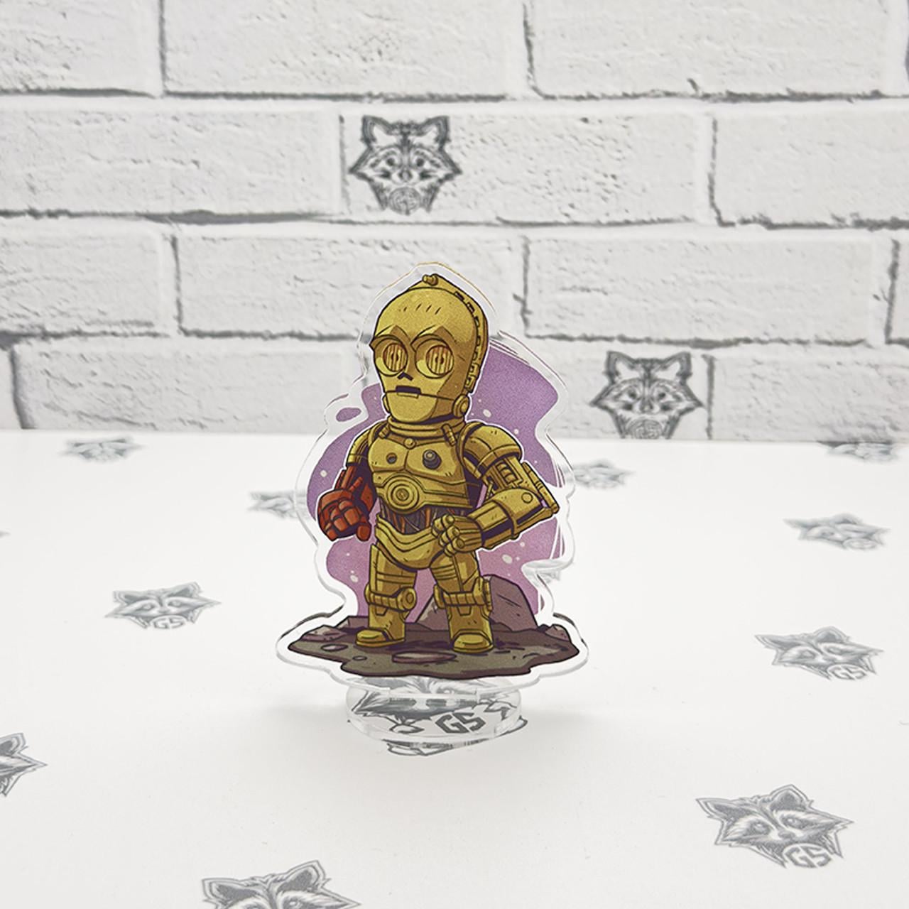 Фигурка коллекционная акриловая Chibi Star Wars C-3po 10 см (2220264107)