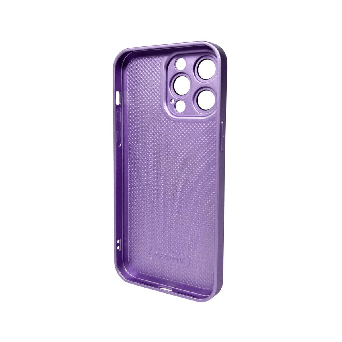 Противоударный чехол для Apple iPhone 15 Pro Max AG Glass Matt Frame Color / Light Purple - фото 2