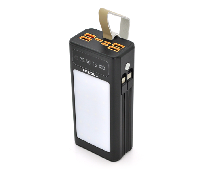 Повербанк ACL PW-90 30000 mAh Solar TypeC Lighting Черный (37712)