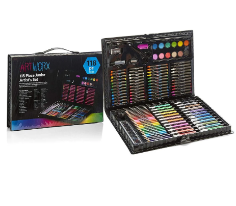 Подарочный детский набор для рисования и творчества Artworx 118 пр. в чемоданчике - фото 5