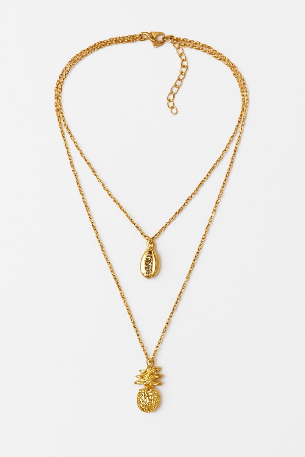 Подвески с цепочкой Золотой (PP5-1)