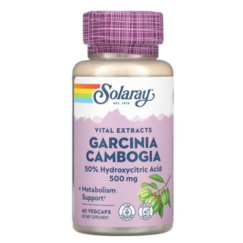 Гарциния Solaray Garcinia Cambogia 500 мг 60 Vegcaps (SOR-22770)