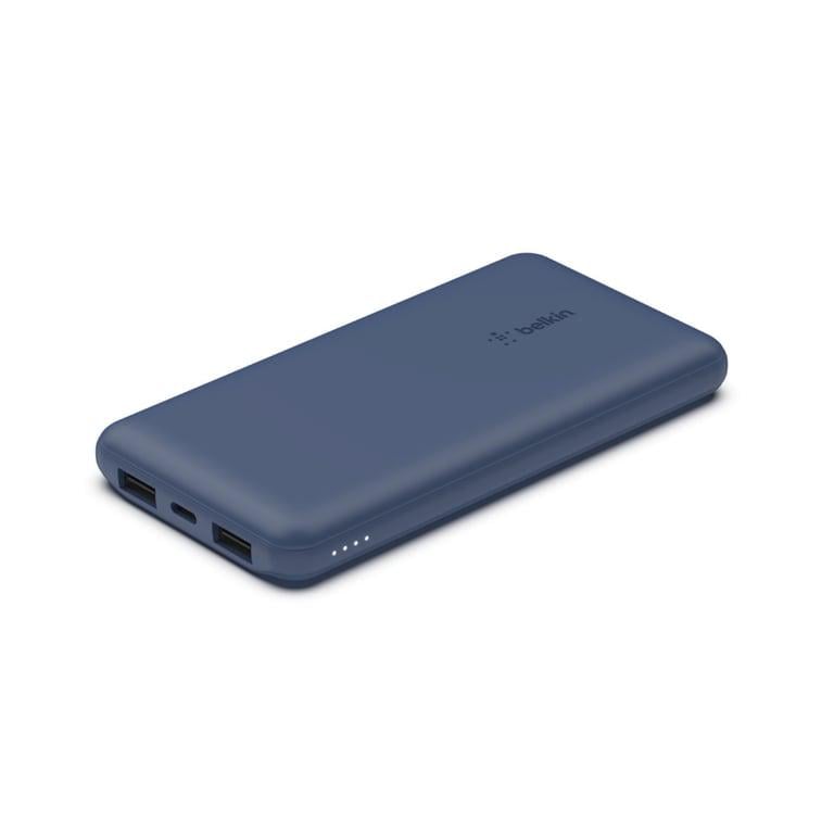 Повербанк Belkin 10000 mAh 15W Dual USB-A USB-C Blue (BPB011BTBL) - фото 2 Повербанк Belkin 10000 mAh 15W Dual USB-A USB-C Blue (BPB011BTBL) - фото 2