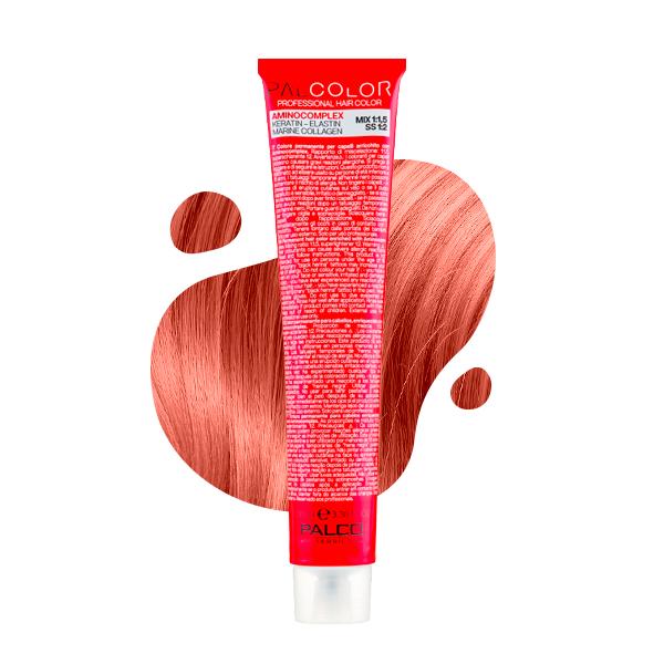 Крем-краска для волос профессиональная Palco 7.44 Блонд средний интенсивно медный 100 мл (33846)