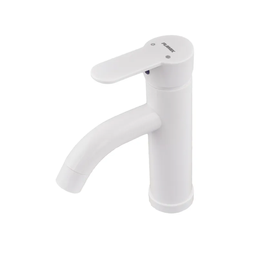 Смеситель для умывальника PLAMIX Raul-001-B White (PM0652)