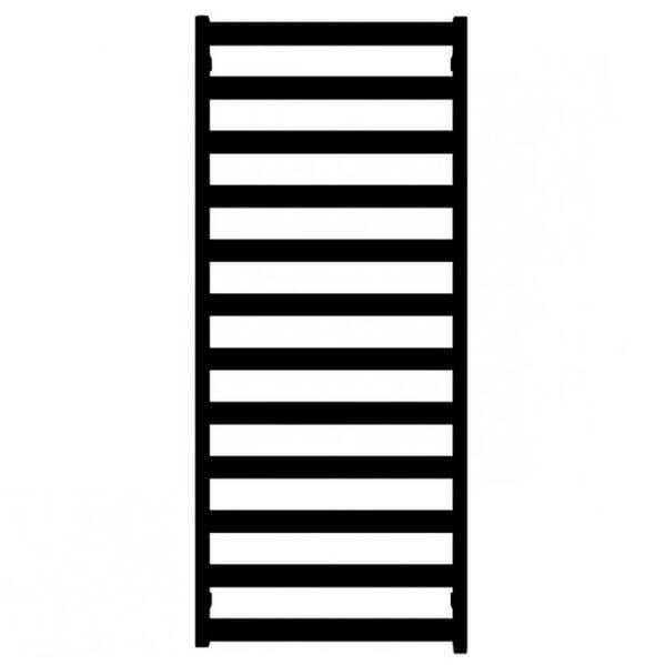 Рушникосушарка електрична Terma Vivo One 1390х500 мм 600 Вт Чорний матовий