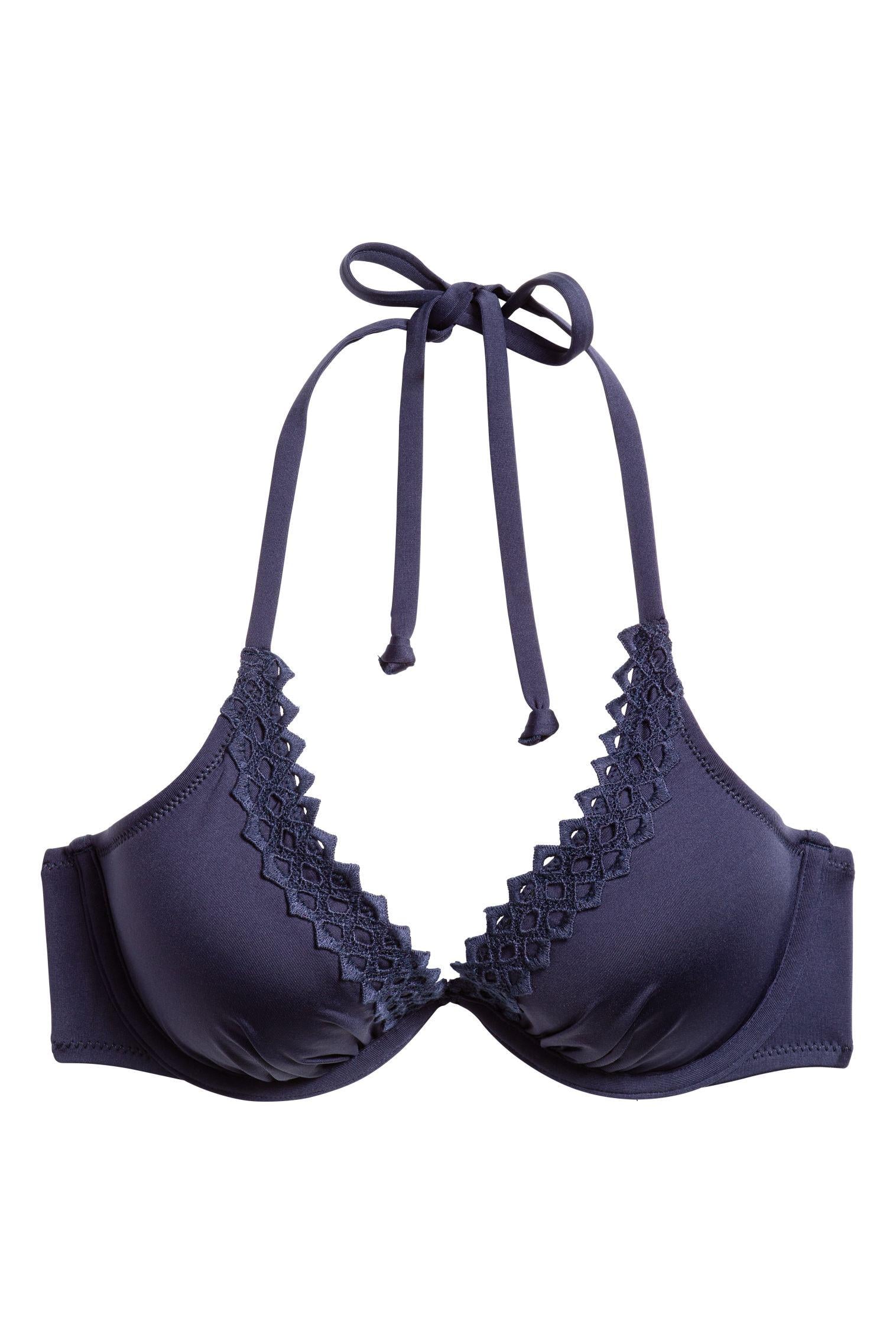 Купальний ліф H&M р. 80A Темно-синій (412497146)