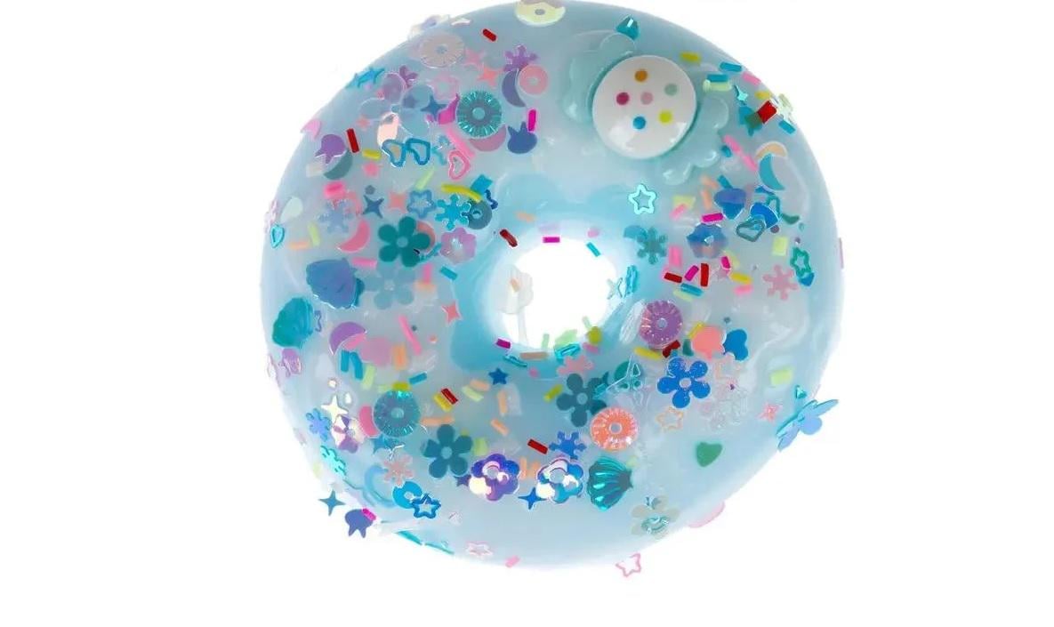 Игрушка-антистерес сквиши Пончик с присыпкой 8 см Голубой - фото 1 Игрушка-антистерес сквиши Пончик с присыпкой 8 см Голубой - фото 1