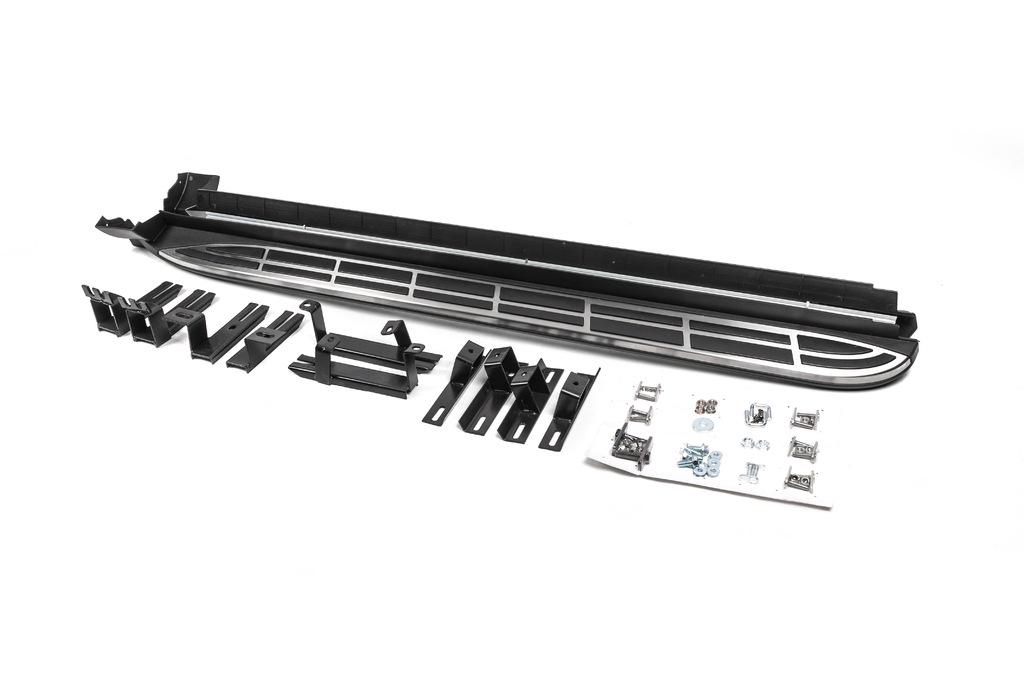 Бокові пороги OEM V1 Cixtai для Toyota Rav 4 2013-2018 рр. алюміній/пластик Сірий
