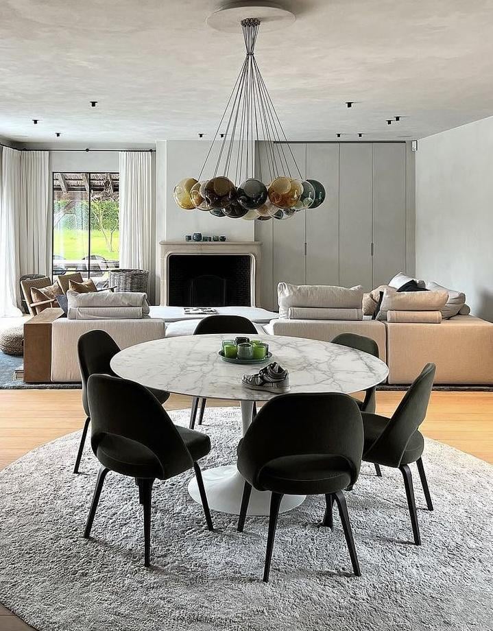 Обеденный стол Infinity Cristalceramica 100 см Calacatta White (T0190D10) - фото 3 Обеденный стол Infinity Cristalceramica 100 см Calacatta White (T0190D10) - фото 3