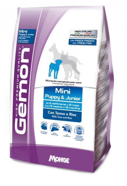 Корм сухий для цуценят маленьких порід Gemon Dog Mini Puppy&Junior тунець 3 кг (70386203) Корм сухий для цуценят маленьких порід Gemon Dog Mini Puppy&Junior тунець 3 кг (70386203)