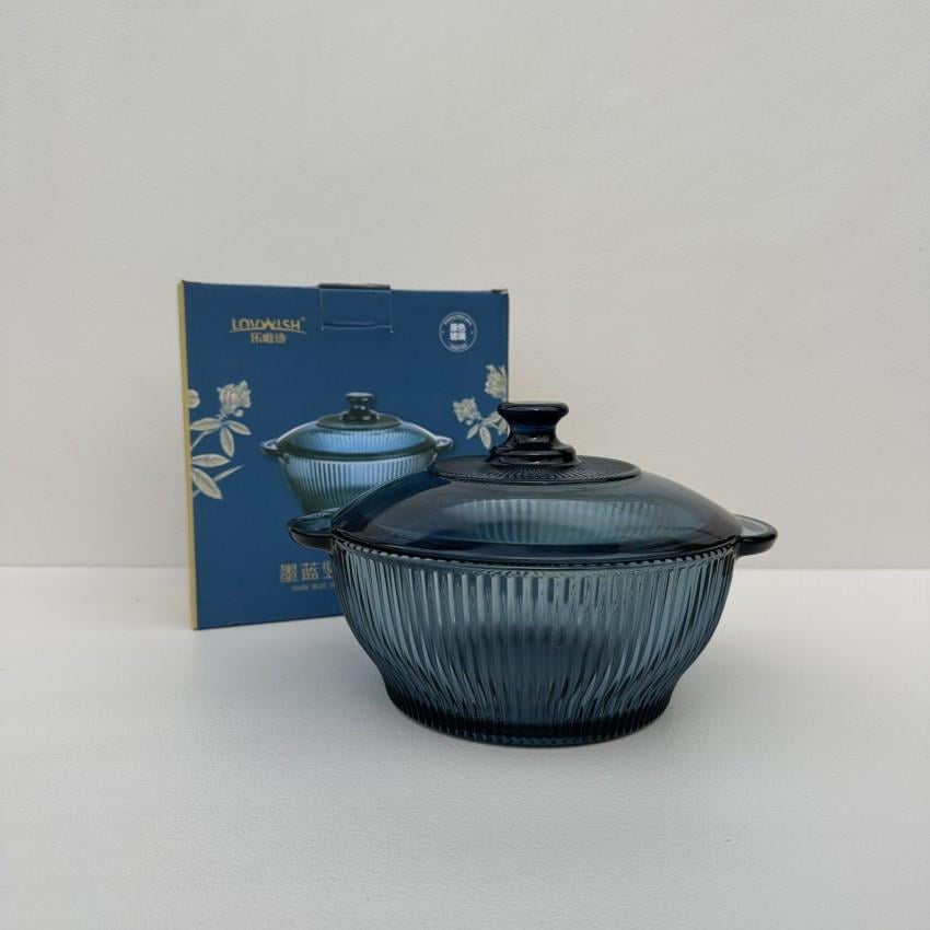 Стеклянная кастрюля LOVWISH 3463/7015 с крышкой 1 л (2693489914)