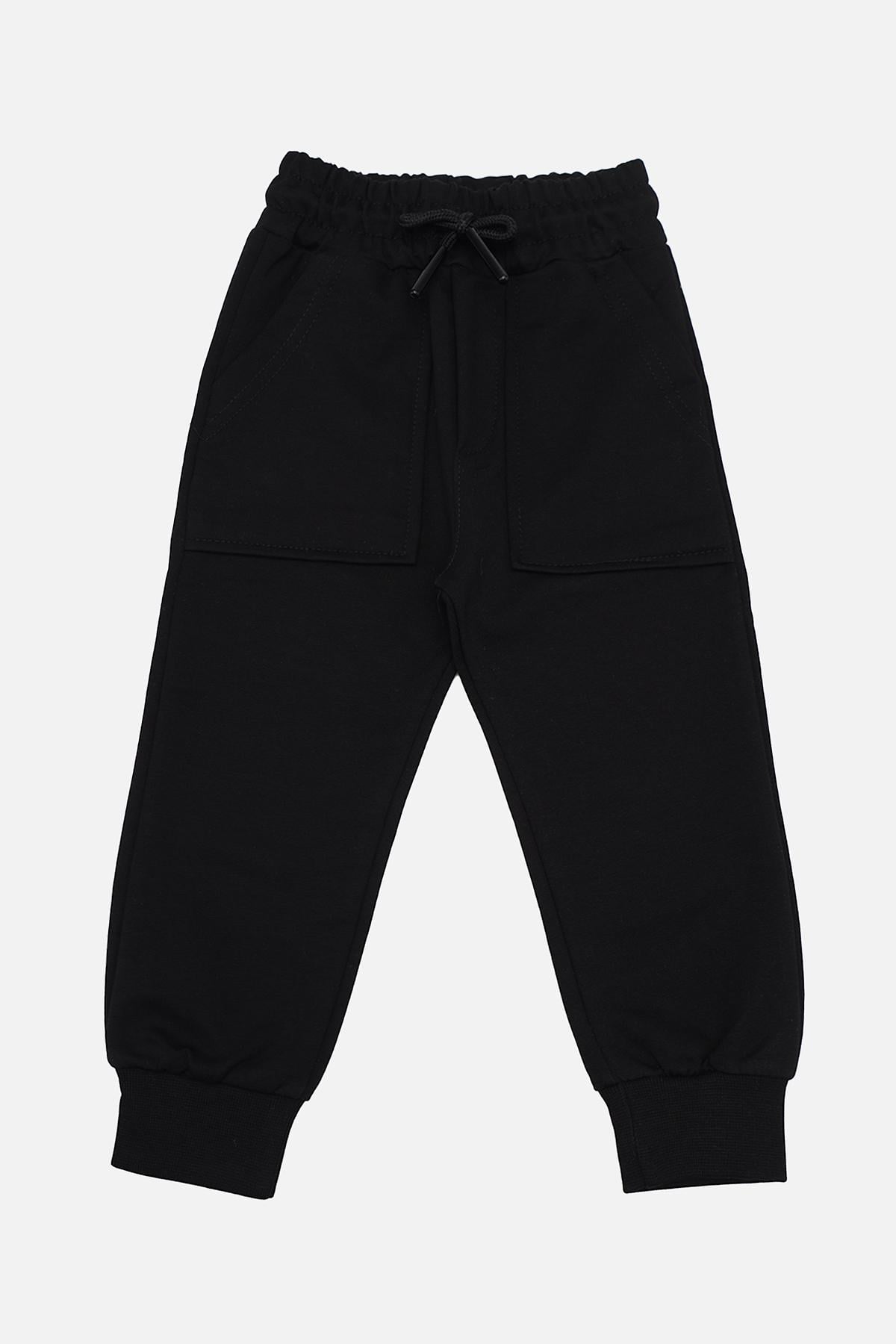 Брюки спортивные для мальчика Yuki ЦБ-00290759 110 см Черный (SKT001102199)