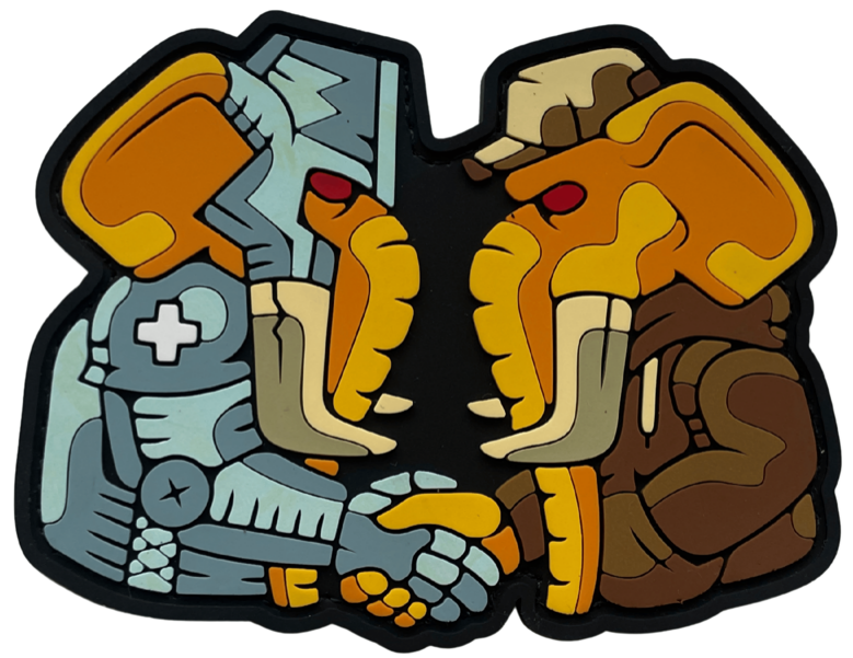 Патч Слон FM Братья (PATCH-0294)